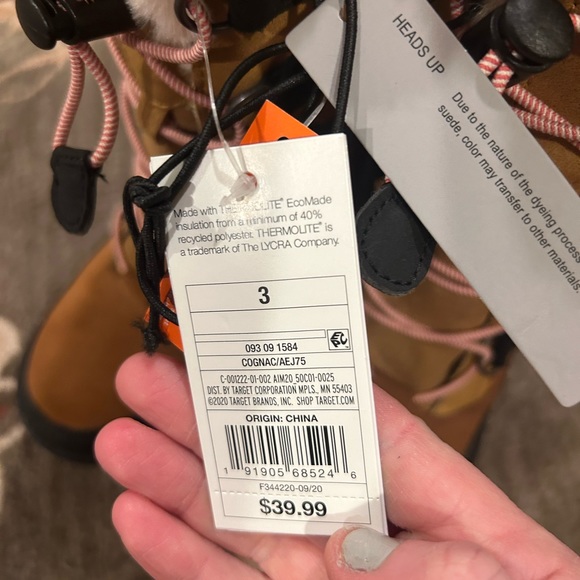 Snow boots size 3 - Picture 3 of 4